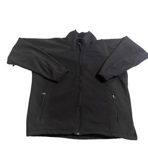 Marmot‎ Jacket Men XL Black Full Zip Heavyweight Embroidered Logo Casual Solid